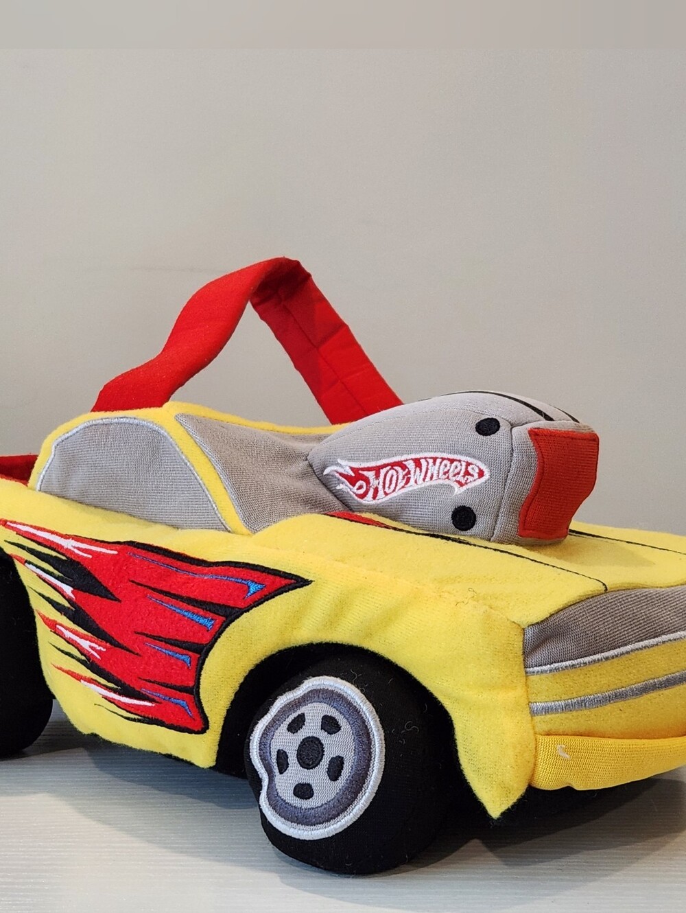Vintage 2004 Hot Wheels Yellow Hot Rod Car Novelty Easter Basket